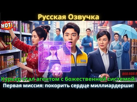 Видео: Курьер стал агентом с божественной системой. Первая миссия покорить сердце миллиардерши! #drama