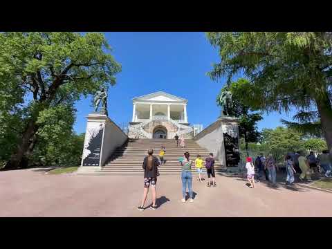 Видео: Начало экскурсии в Царском Селе: Екатерининский дворец, Екатерининский парк и кое что еще