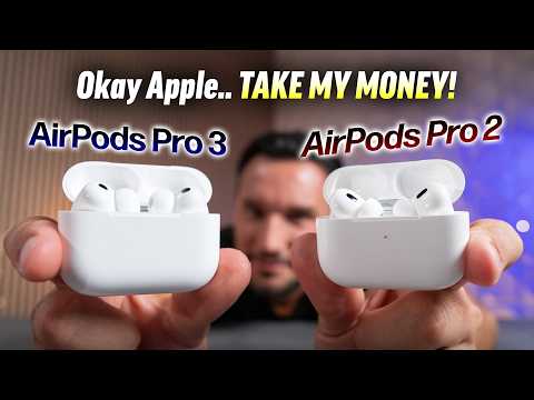 Видео: AirPods Pro 3 против AirPods Pro 2 — ПОЛНОЕ сравнение!