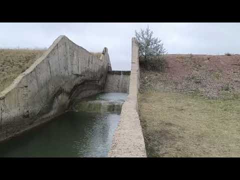 Видео: Канал Иртыш Караганда, водосброс.