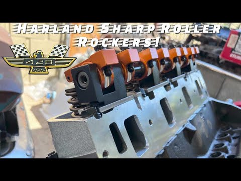 Видео: Сборка Ford 428 FE, часть 7: коромысла Harland Sharp Roller, толкатели и геометрия коромысел!