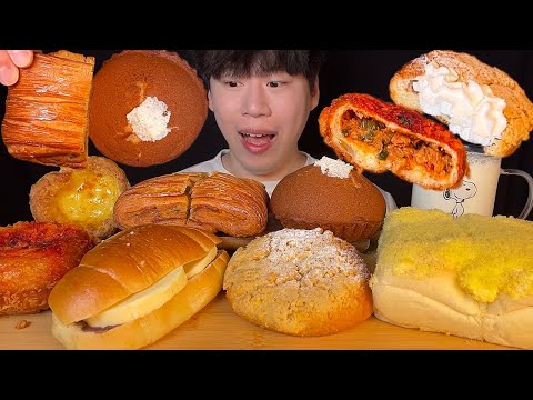 Видео: SUB) Tous les jours bread mukbang asmr | корейский mukbang