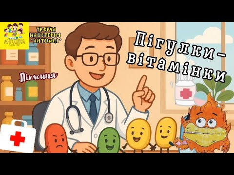 Видео: Ліплення  "Пігулки - вітамінки"