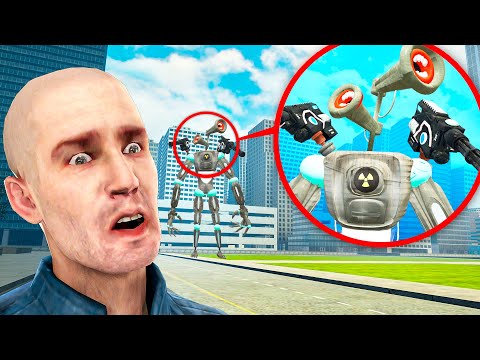 Видео: РОБОТ СИРЕНОГОЛОВЫЙ ПРЕСЛЕДУЕТ НАС! УГАР И БЕЗУМИЕ В Garry`s Mod