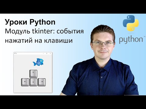 Видео: Уроки Python / Модуль tkinter (события нажатий на клавиши)