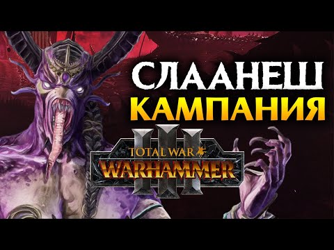 Видео: Слаанеш Total War Warhammer 3 - кампания Н'Кари на русском