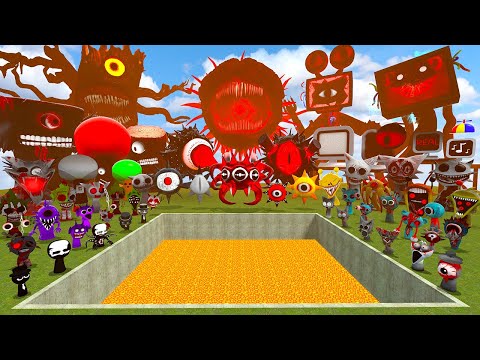 Видео: 🔥 БОЛЬШАЯ ДЫРА ЛАВА НОВЫЙ МИСТЕР СОЛНЦЕ ДЕРЕВО ВЕСЕЛО КОМПЬЮТЕР ЭВОЛЮЦИЯ ВСЕ SPRUNKI СЕМЬЯ ПЕСНЯ