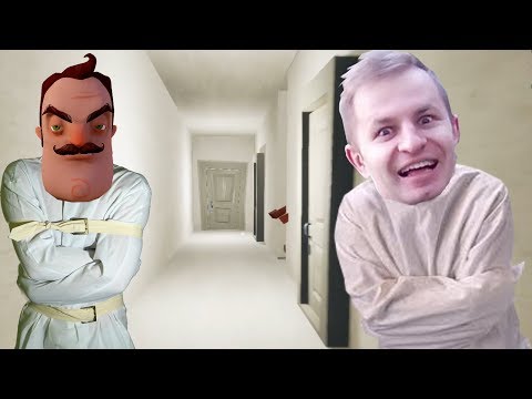 Видео: ПРИВЕТ СОСЕД, ПОБЕГ ИЗ ПСИХБОЛЬНИЦЫ - Hello Neighbor mod Neighbor_s_Jumping_Lab