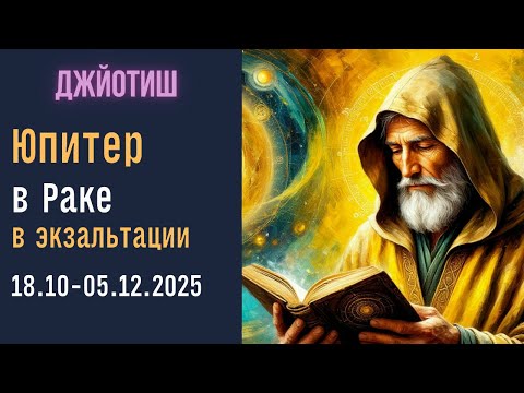 Видео: ⚡Юпитер в Раке (в экзальтации) 18.10 - 05.12.2025 | Для всех знаков | Джйотиш