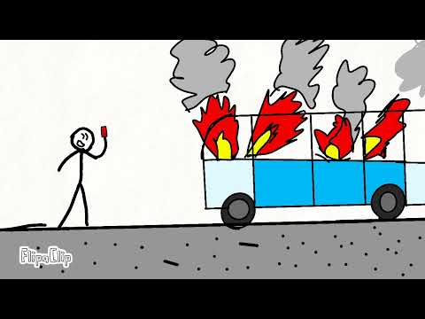 Видео: Троллейбус горит