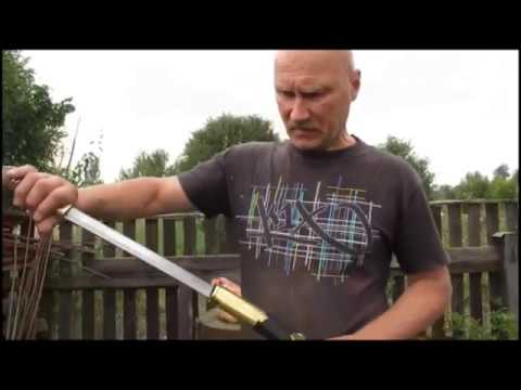 Видео: Шашка  1904 г. от Мастера "ИЗ"