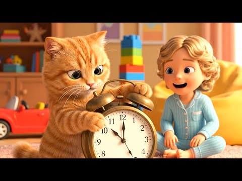 Видео: Кот Гикори Дикори и часы 🕰🐱