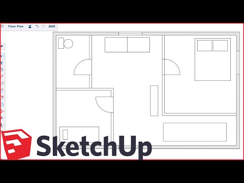 Видео: Как бесплатно создавать планы этажей в SketchUp