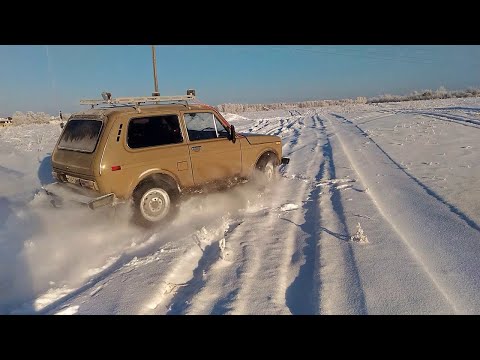 Видео: Тест-драйв нива 4x4, беларуская зима ❄️