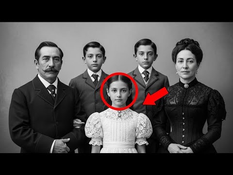 Видео: Семейное фото 1895 года кажется обычным. Но при увеличении на девочке обнаруживают нечто невозможное