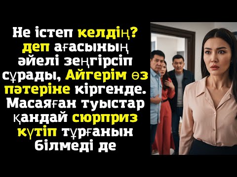 Видео: Не істеп келдің? - деп ағасының әйелі зеңгірсіп сұрады, Айгерім өз пәтеріне кіргенде. Масаяған