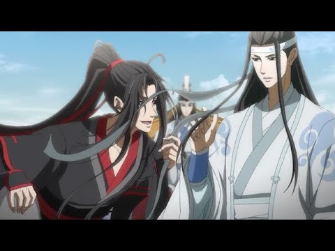 Видео: вэй ин флиртовал с ланджаном перед городом Ланьси и говорил о любви.