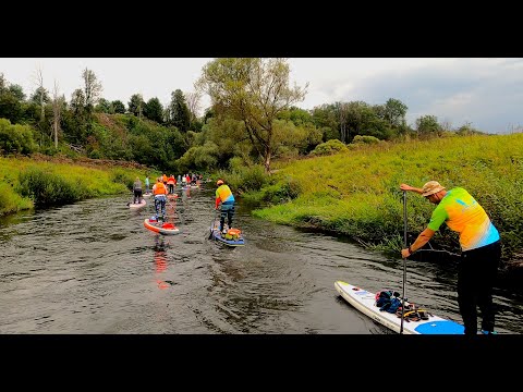 Видео: Гастрономическая SUP прогулка по Протве с FreeSUP