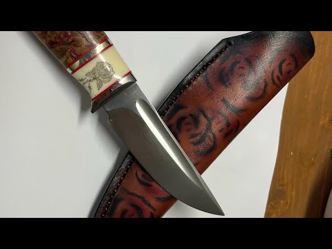 Видео: Грибной нож ( бешенная Роза 🌹) готовая работа 