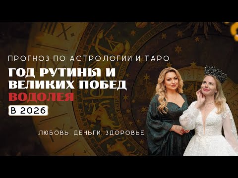 Видео: Водолей ПРОГНОЗ на 2026 года РУТИНЫ И ВЕЛИКИХ ПОБЕД