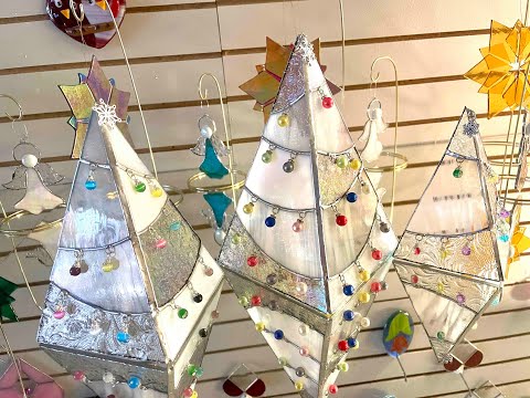 Видео: Витражные 3D ёлки