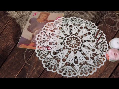 Видео: САЛФЕТКА "БЕЛЫЙ ЖЕМЧУГ". ЧАСТЬ 2