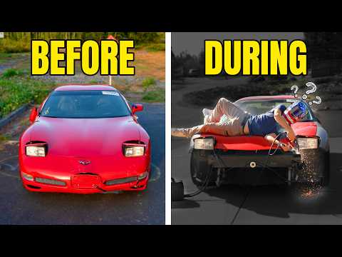 Видео: ПЫТАЮСЬ ВОССТАНОВИТЬ РАМУ МОЕГО КОРВЕТТА БЕЗ ОПЫТА!