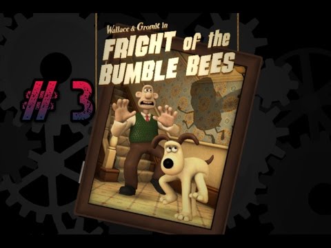 Видео: Полнейшее прохождение. Wallace & Gromit Fright of the Bumlebees (#3 Тревога! Майор Крам)
