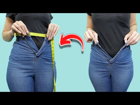 Видео: Как увеличить джинсы в талии за 10 минут