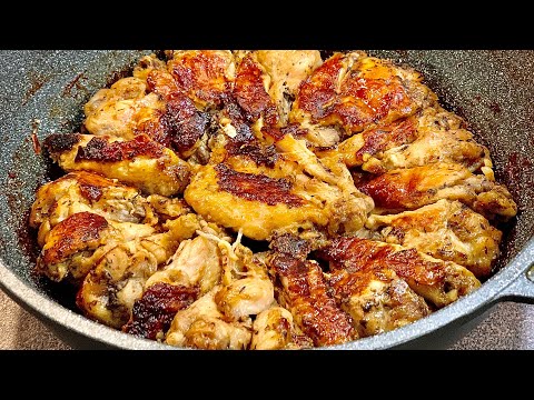 Видео: Крехки пилешки крилца на тиган - зачервени и хрупкави /Куриные крылышки Тапака -хрустящие вкусняшки