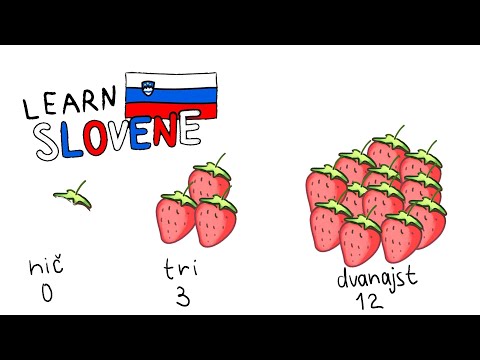 Видео: Учите словенский язык: числа от 0 до 20