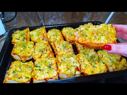 Видео: От них в Восторге Все! Горячие Бутерброды ВКУСНЕЕ Пиццы в 100 раз! Рецепт Быстрого Завтрака!
