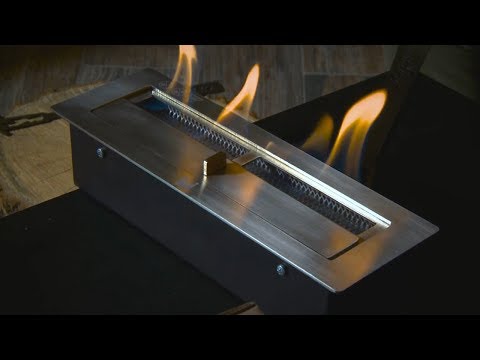 Видео: Топливный блок LUX FIRE 300S Стандарт / Фабрика Lux Fire / Биокамин / Камин