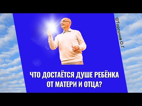 Видео: Что достаётся Душе ребёнка от матери и отца? Торсунов лекции