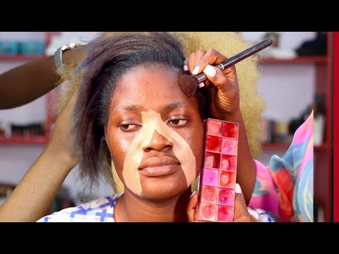 Видео: ОБЯЗАТЕЛЬНО К ПРОСМОТРУ 💄 👆МЕЛАНИНОВЫЕ ВОЛОСЫ И МАКИЯЖ 👆ВИДЕО ПРЕОБРАЖЕНИЯ💄 ВОЛШЕБНЫЙ 😱 МАКИЯЖ ДЛ...