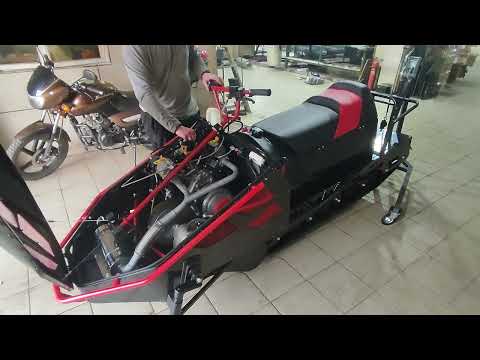 Видео: Полная проверка всех систем снегохода СМ-002 после сборки