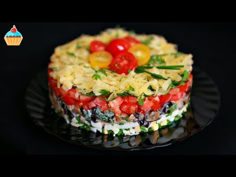 Видео: САЛАТ "БЕЗУМНЫЙ" С БАКЛАЖАНАМИ - ну, оОчень вкусный!