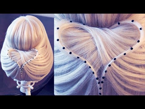 Видео: Причёска Сердце ♥ | Авторские причёски | Лена Роговая | Hairstyles by REM | Copyright © #hairstyles