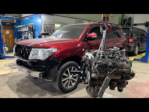 Видео: Toyota LC200 - Как попасть на миллион рублей при замене масла.