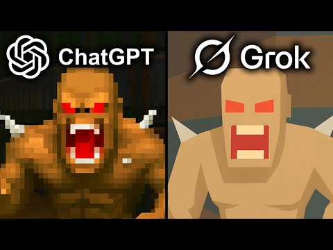 Видео: ChatGPT против Grok Make Doom