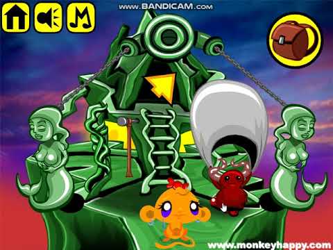 Видео: Счастливая обезьянка, уровень 374 (Monkey Go Happy Stage 374)