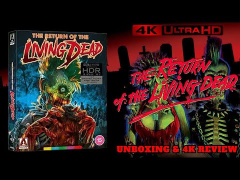 Видео: Возвращение живых мертвецов. Видео Стрела 4K Bluray Коллекционное издание Распаковка и обзор 4K.