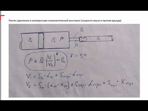 Видео: Ответ по внутренней баллистике пружинно поршневой пневматики