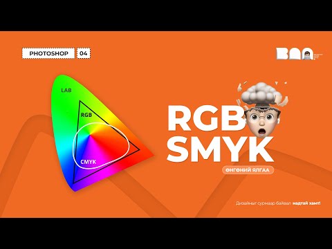 Видео: Photoshop Tutorial #4 RGB & CMYK өнгийн ялгаа