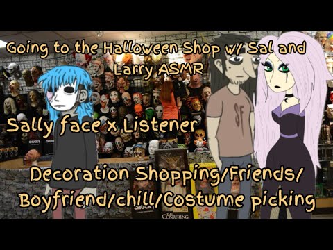Видео: Поход в магазин на Хэллоуин с Салом и Ларри ASMR (Салли фейс x Слушатель)