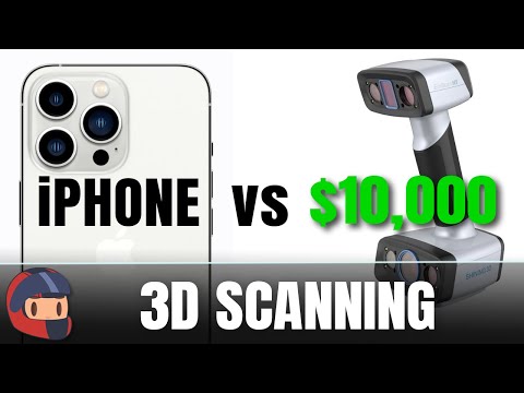 Видео: 3D-сканирование iPhone против профессионального 3D-сканера