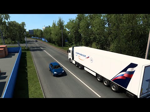 Видео: Euro Truck Simulator 2 - Везу срезанные цветы из Санкт-Петербурга(РФ) в Кунду(Эстония)