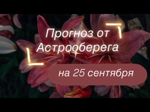 Видео: Лера Астрооберег делает прогноз на 25 сентября. 🔮 Смотрите сейчас! Главные енергии дня!