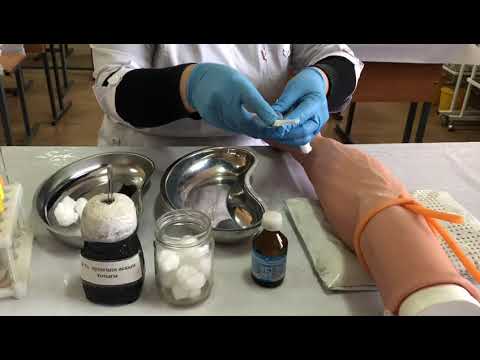 Видео: Шприцпен көктамырдан қан алу