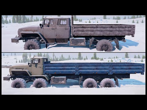 Видео: 8 КОЛЕС ПРОТИВ 4 КОЛЕС! Битва УРАЛОВ! - SnowRunner